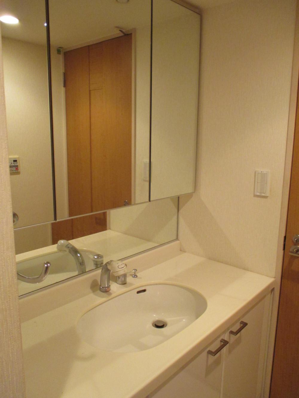 Wash basin, toilet. Vanity (September 2013 shooting)