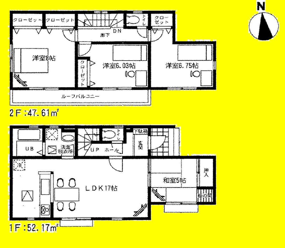 Floor plan. 29,800,000 yen, 4LDK, Land area 117.24 sq m , Building area 99.78 sq m