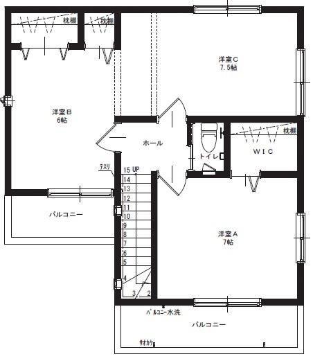 Floor plan. 36,800,000 yen, 3LDK, Land area 100.27 sq m , Building area 91.08 sq m with a walk-in closet! Storage is abundant Floor!