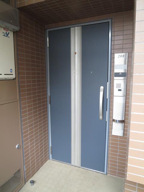 Entrance. Front door viewed from outside