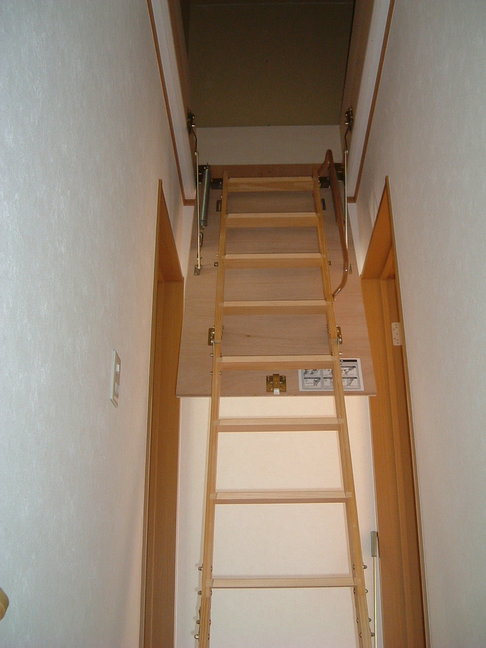 Other Equipment. Stairs to the attic storage