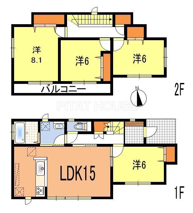 Floor plan. ◆ In a good location of the JR Joban Line "Kitakogane" station walk 9 minutes, Fulfilling newly built single-family of the child-rearing environment is born. It is currently under construction !! inquiries feel free to.
