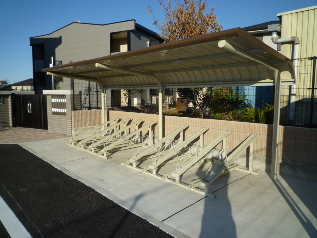 Other common areas. It is a bicycle parking lot equipped