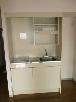 Kitchen.  ※ A separate room is a photograph (502, Room 1-neck electric stove Installed)
