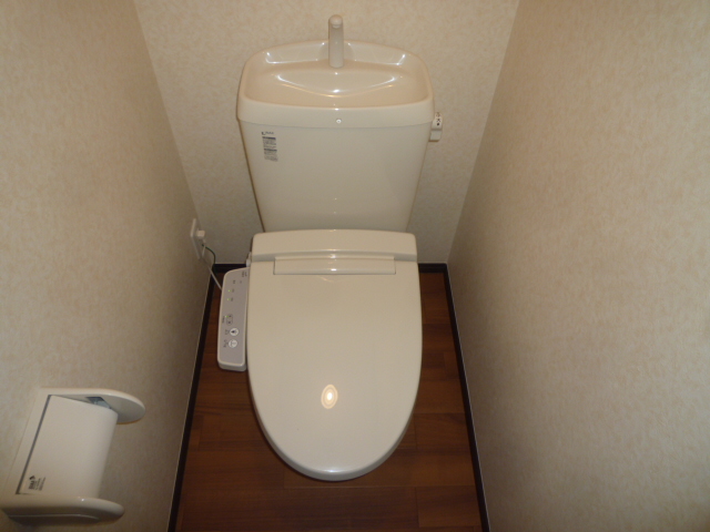 Toilet. It comes with warm water cleaning toilet seat