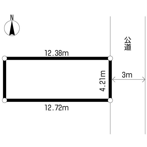 Compartment figure. Land price 9 million yen, No land area 53.21 sq m building conditions