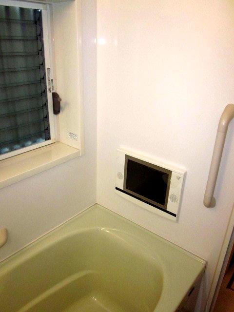 Bathroom. Bathroom TV
