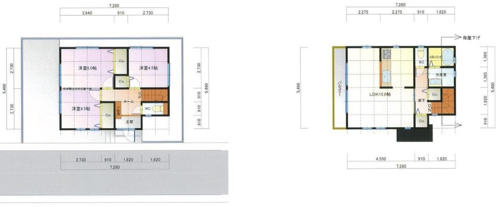 Floor plan. 25,800,000 yen, 3LDK, Land area 77.35 sq m , Building area 66.38 sq m