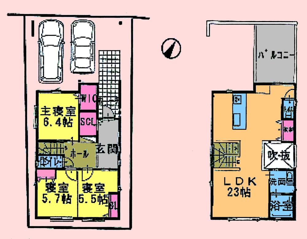 Floor plan. 37,800,000 yen, 3LDK, Land area 116.22 sq m , Building area 102.59 sq m