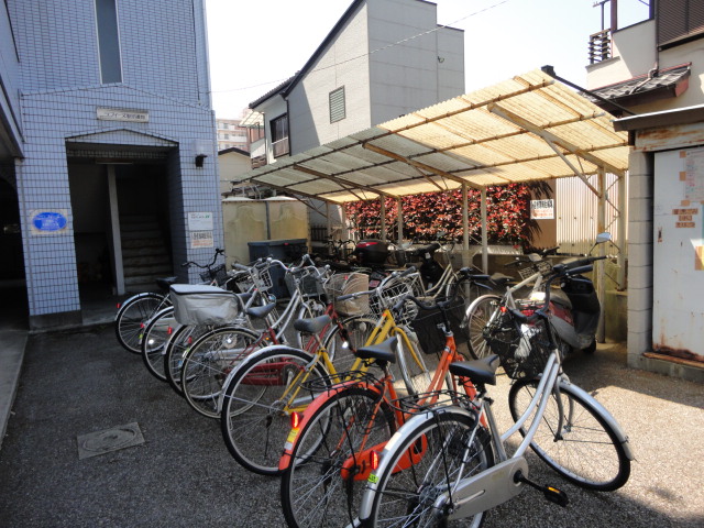 Other common areas. Bicycle parking space