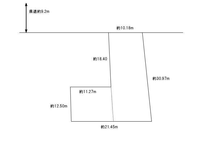 Compartment figure. Land price 42 million yen, Land area 465 sq m