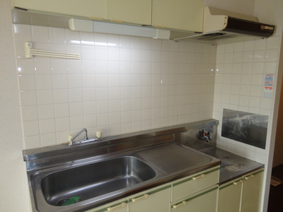 Kitchen. Easy cooking in the two-burner stove installation Allowed