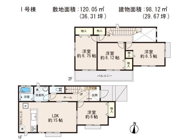 Floor plan. JR Sobu Line "Motoyawata" station