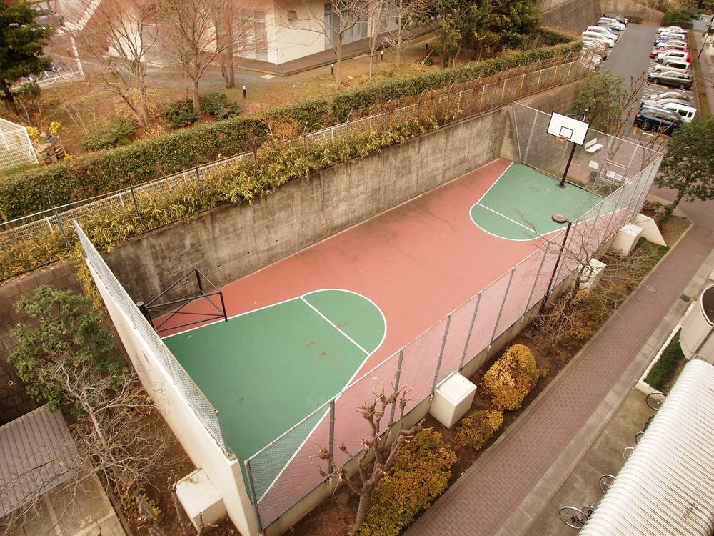 Other common areas. Basketball court of residents dedicated to the site