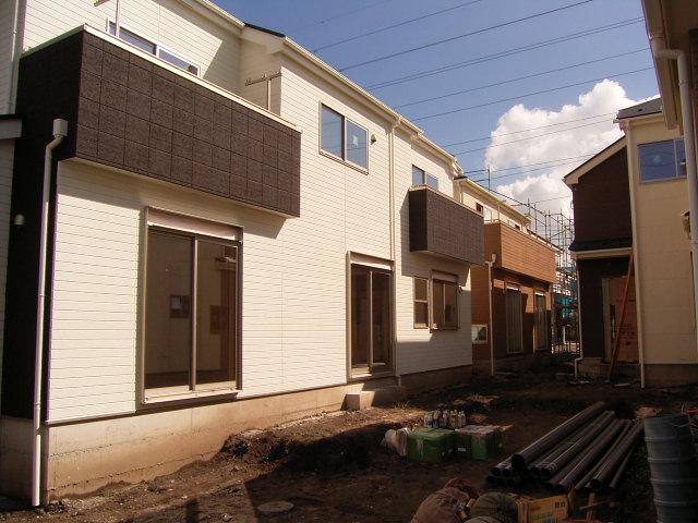 Parking lot. Model house was completed