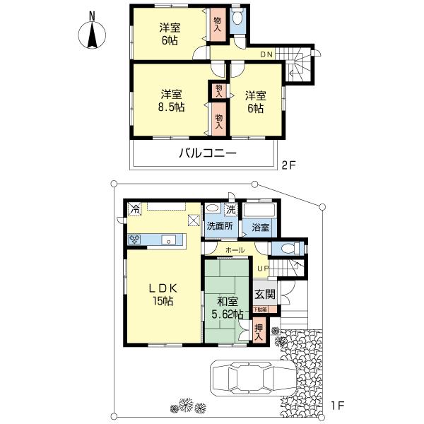 Floor plan. 32,800,000 yen, 4LDK, Land area 109.87 sq m , Building area 97.08 sq m