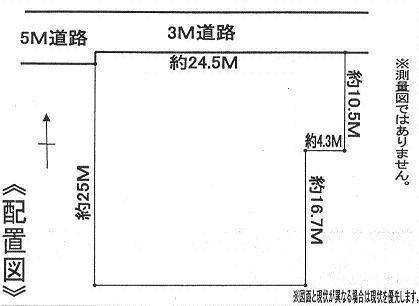 Compartment figure. Land price 10.8 million yen, Land area 642.91 sq m