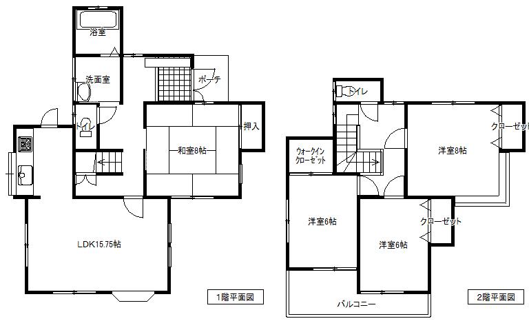 Floor plan. 12.8 million yen, 4LDK, Land area 179.22 sq m , Building area 111.37 sq m