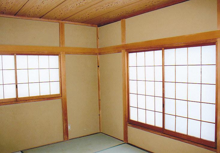 Other introspection. Day good Japanese-style room in a corner room