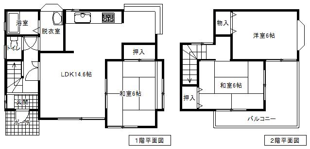 Floor plan. 11.8 million yen, 3LDK, Land area 163.96 sq m , Building area 79.45 sq m
