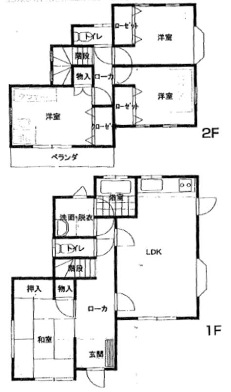 Floor plan. 14.8 million yen, 4LDK, Land area 165.3 sq m , Building area 92.74 sq m