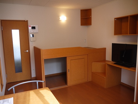 Living and room. There are also storage under bet.