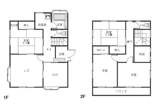 Floor plan. 7.8 million yen, 4LDK, Land area 162.03 sq m , Building area 92.74 sq m