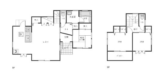 Floor plan. 17.8 million yen, 3LDK, Land area 243.68 sq m , Building area 79.49 sq m