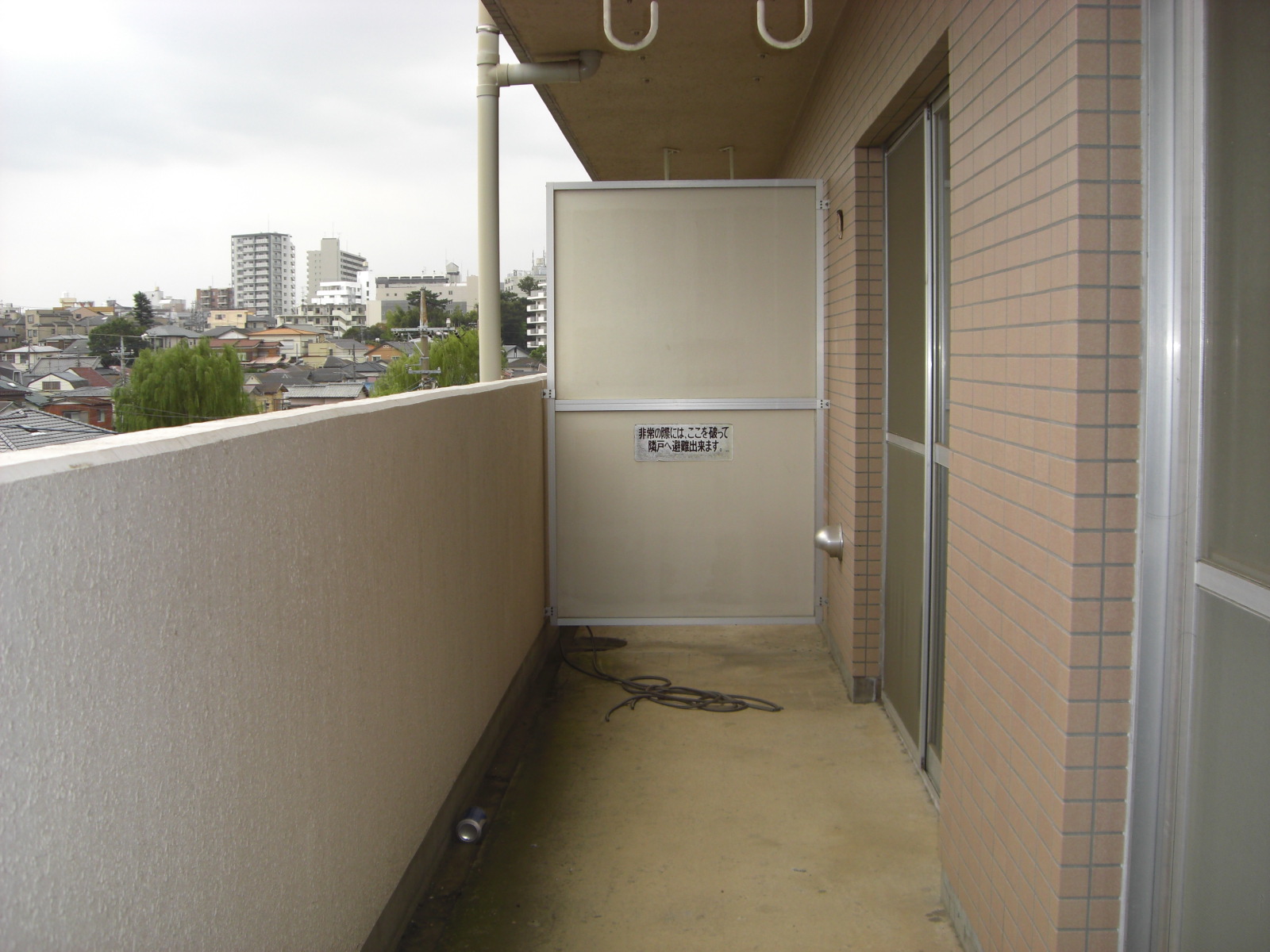 Balcony. Spacious balcony