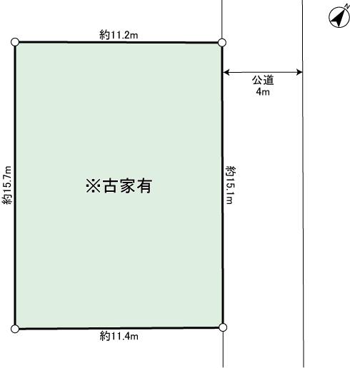 Compartment figure. Land price 11.9 million yen, Land area 179.27 sq m