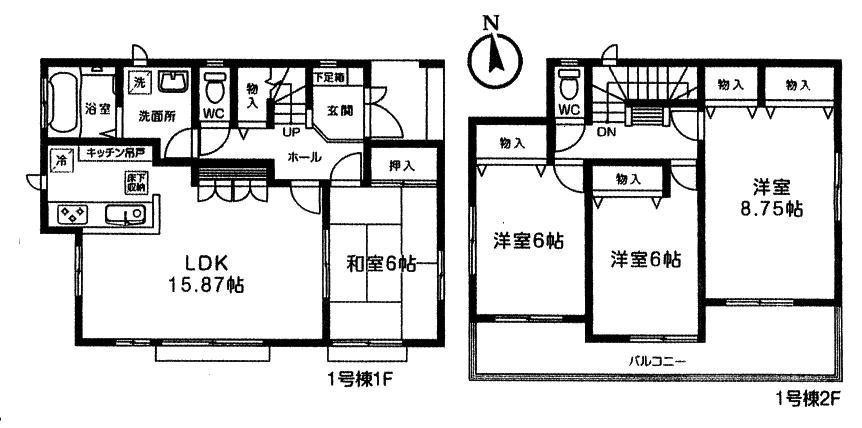 Floor plan. 29,800,000 yen, 4LDK, Land area 169 sq m , Building area 103.71 sq m