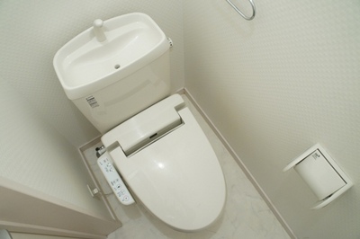 Toilet. Toilet with washing heating toilet seat function