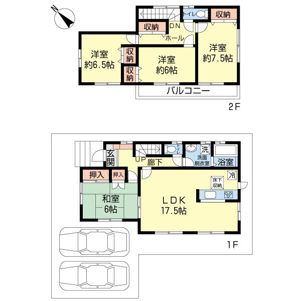 Floor plan. 23,300,000 yen, 4LDK, Land area 160.7 sq m , Building area 105.98 sq m floor plan