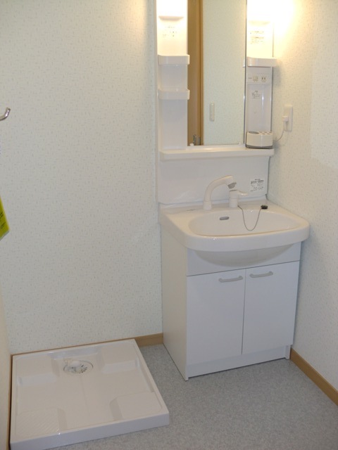 Washroom. Shampoo is also possible to do so shampoo basin sink