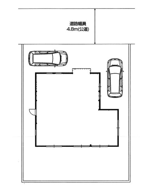 Compartment figure. 29,800,000 yen, 4LDK, Land area 146.65 sq m , Parking space two ensure that even in the building area 95.58 sq m steep visitor can cope