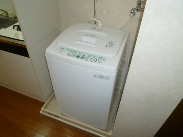 Other room space. Washing machine in the room