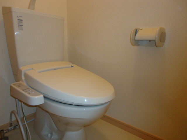Toilet. Of course, it is with a bidet