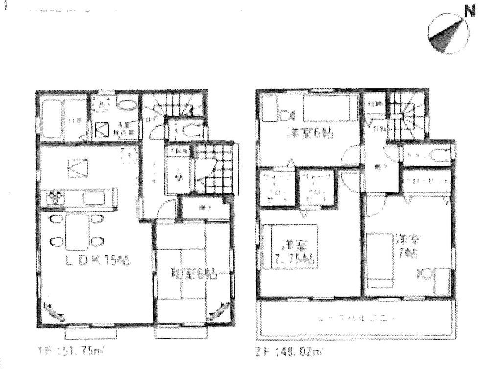Floor plan. (8 Building), Price 32,900,000 yen, 4LDK, Land area 142.57 sq m , Building area 99.77 sq m
