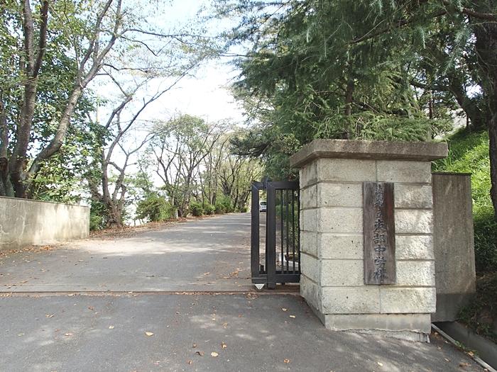 Junior high school. Nagareyama 1200m to stand Eastern Junior High School