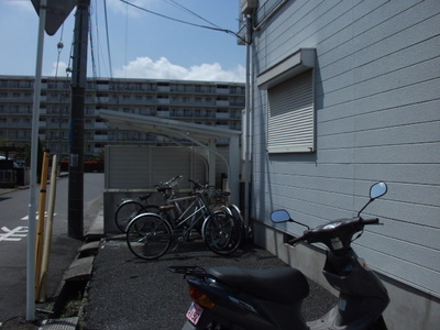 Other common areas. With bicycle parking lot