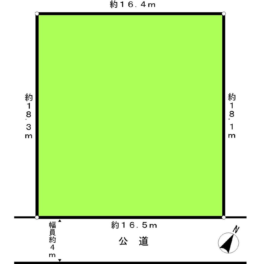 Compartment figure. Land price 29,800,000 yen, Land area 297.52 sq m