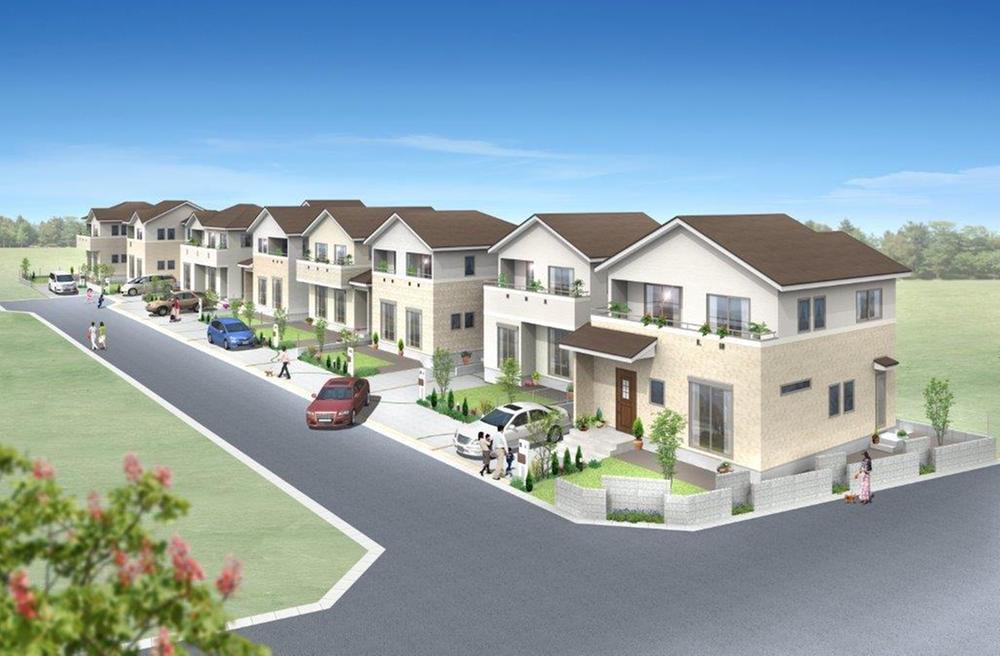 Rendering (appearance). All 50 square meters or more, Car space two clear certain grounds of the 15 House of community