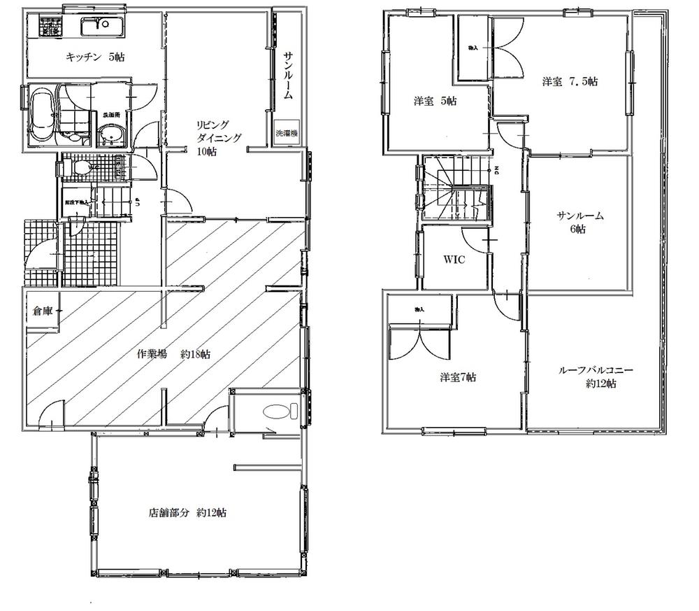 Floor plan. 39,900,000 yen, 5LDK, Land area 158.91 sq m , It is a building area of ​​139.25 sq m easy-to-use floor plan