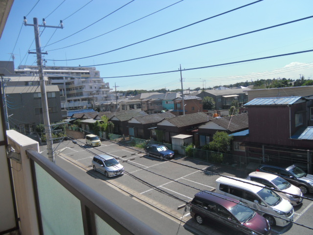 Balcony. Washing things quickly dry likely