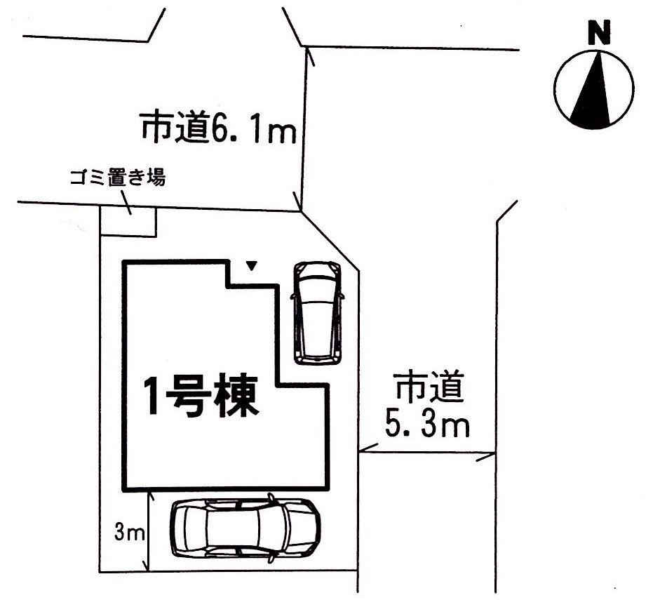 Compartment figure. 24,800,000 yen, 4LDK, Land area 118.21 sq m , It is a building area of ​​96.05 sq m northeast corner lot! !