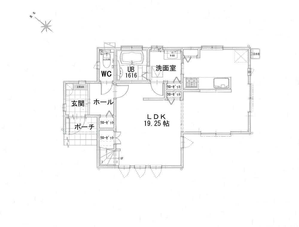 Floor plan. 25,800,000 yen, 3LDK, Land area 170.39 sq m , Building area 92.73 sq m