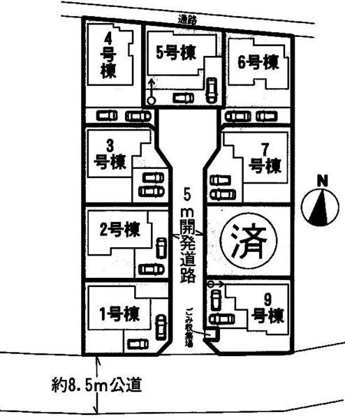 Compartment figure. 29,800,000 yen, 4LDK, Land area 137.56 sq m , Garbage disposal easy because there is a garbage yard facility in the building area 98.12 sq m this subdivision within ☆