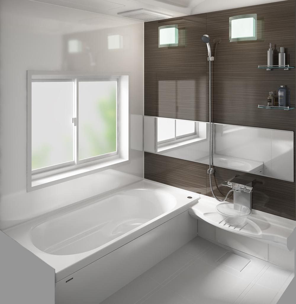 Other Equipment. System bus with bathroom ventilation dryer. 15 inches with bathroom waterproof TV. Wide mirror ・ Slide shower standard specification.