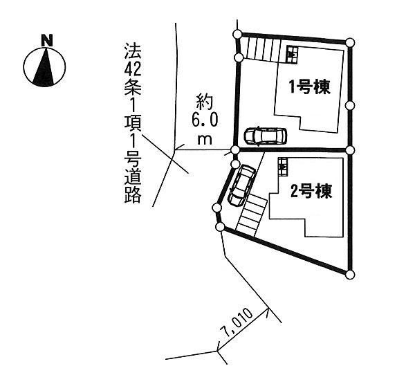 Compartment figure. 21,800,000 yen, 4LDK, Land area 126.44 sq m , Building area 93.15 sq m
