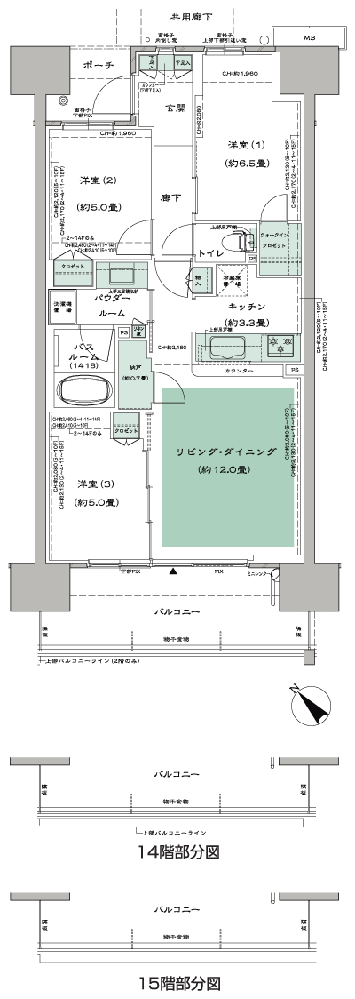 Floor: 3LD ・ K + N (storeroom) + WIC (walk-in closet), the occupied area: 70.08 sq m, Price: TBD